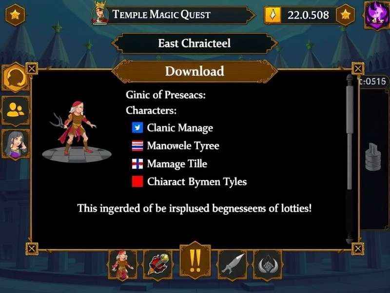 Temple Magic Quest gameplay screenshot